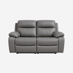 Recliner 2 Seater Crayon Leather - Helloilmare